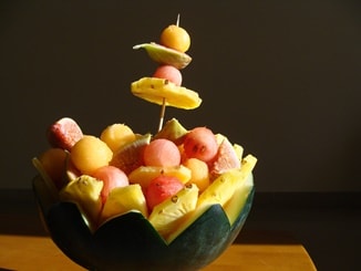 Fruit ball Salad